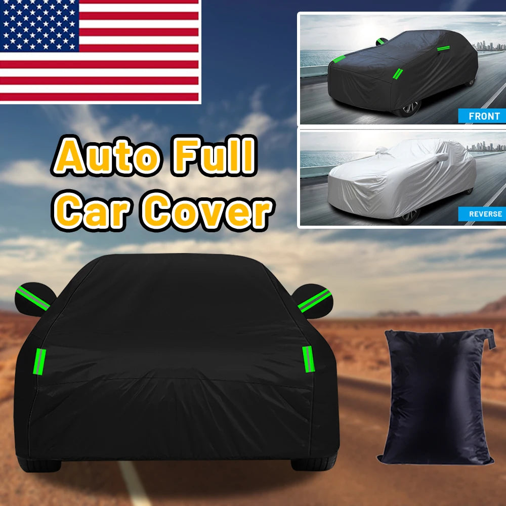 Universal Car Covers Indoor Outdoor Snow Rain Waterproof Cover Sunshade Dustproof Protection Cover for Hatchback Sedan SUV ORV