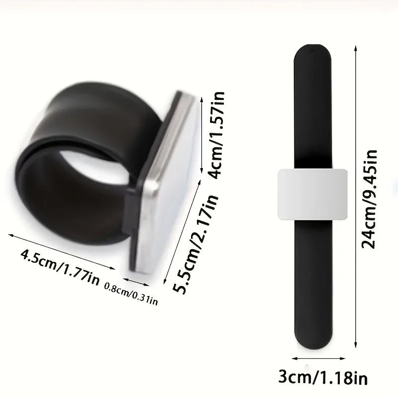 Silicone Wrist Band Strap Hair Clamps Holder Hairdressing Styling Tools Professional Salon Hairpin Accessories