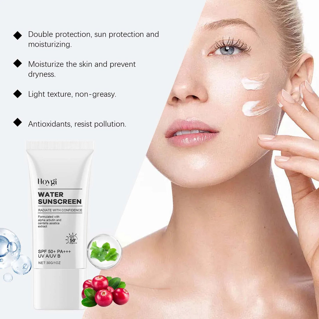 Sunscreen Cream Stick Spf 50+ Anti Oxidant UV Oil-Control Concealer Nourishing High Sun Protection Isolation Cream for Face Body Halalzen