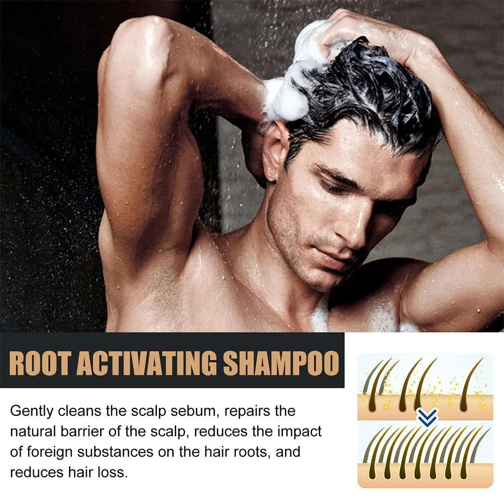 Hair Thickening Shampoo Hair Root Activator Shampoo Nourish Hair Regrowth Shampoo For Thinning Hair & Hair Loss