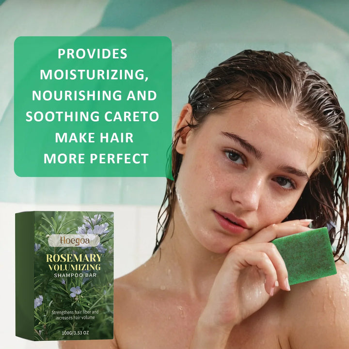 100g Rosemary Soap For Hair Growth Volumizing Smoothing Bars Strengthening Thickening Hair Care Shampoo for All Hair Types
